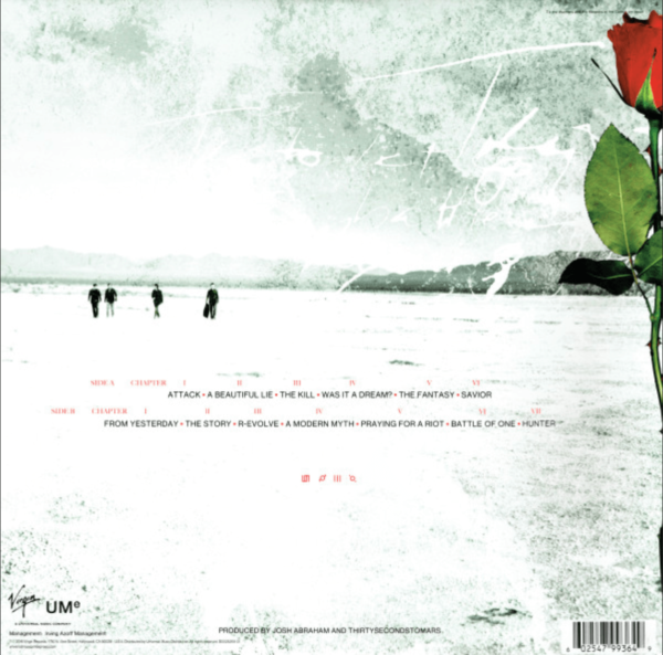 30 Seconds To Mars - A Beautiful Lie (back)