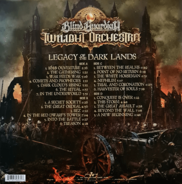 Blind Guardian Twilight Orchestra - Legacy Of The Dark Lands (back)