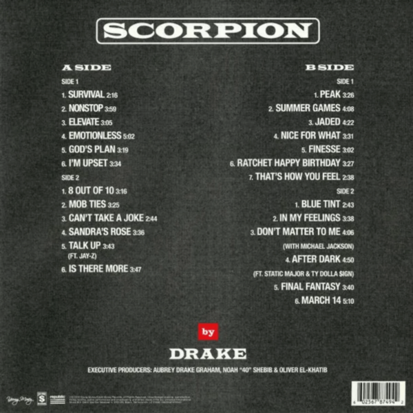 Drake - Scorpion (back)
