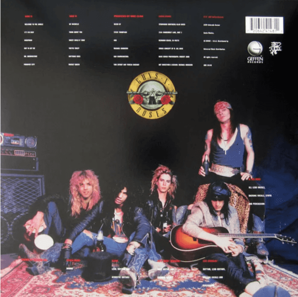 Guns N' Roses - Appetite For Destruction (back)