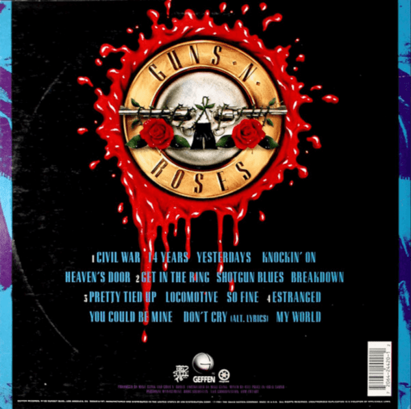 Guns N' Roses - Use Your Illusion II (back)