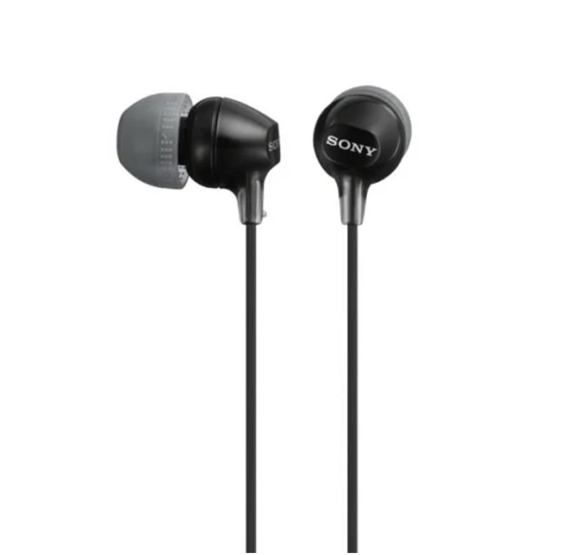 наушники капельки Sony MDR-EX15LP Black