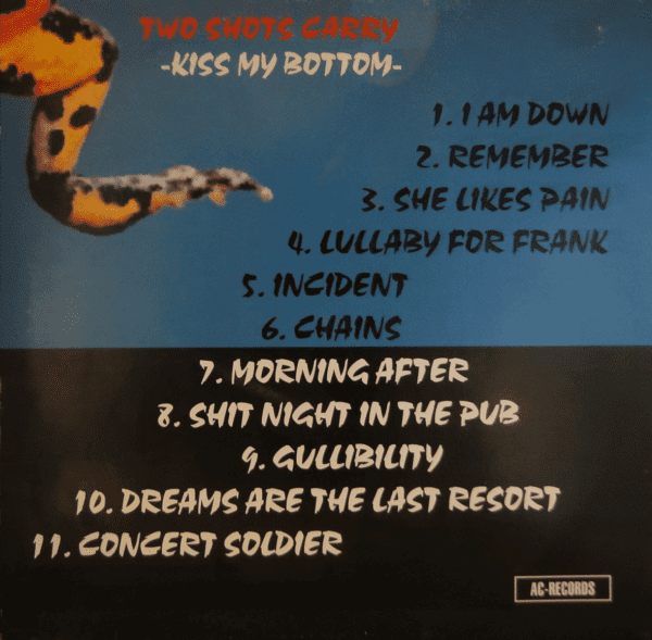 back cover Two Shots Carry - Kiss My Bottom