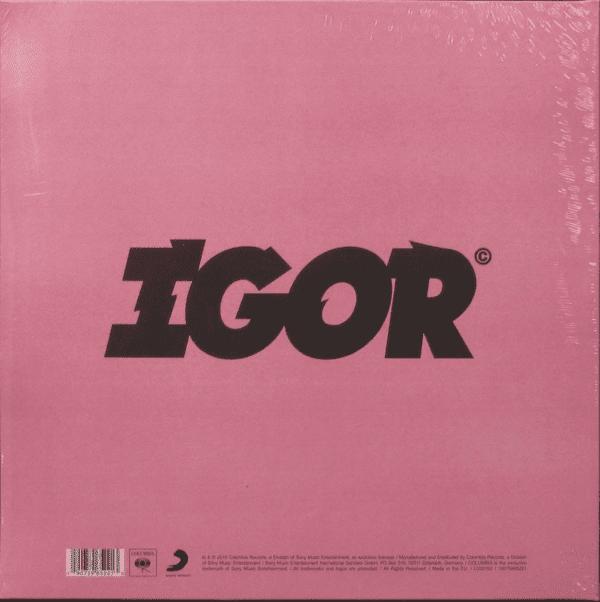 back cover Tyler, The Creator - Igor