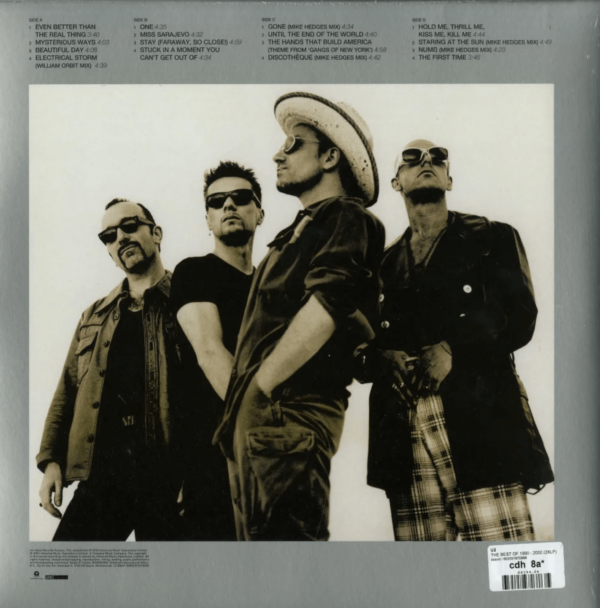 back cover U2 - The Best Of 1990-2000